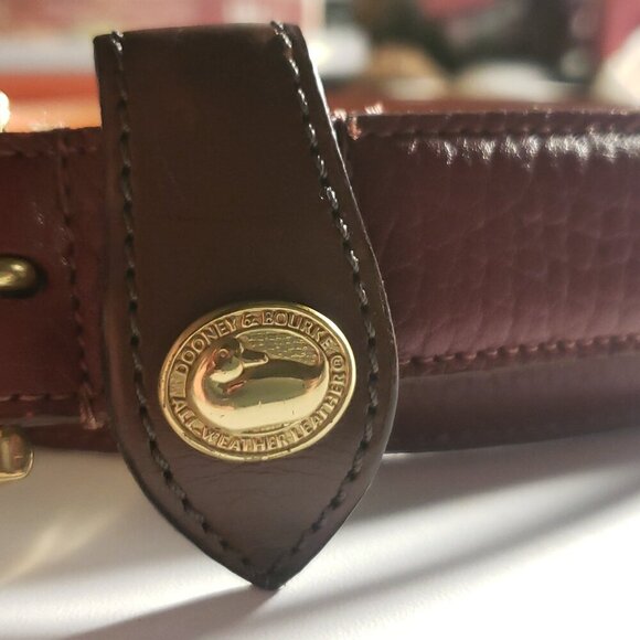 Dooney & Bourke Cognac Leather Belt - Picture 10 of 12